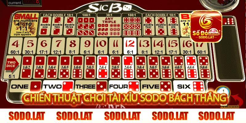 chiến thuật chơi tài xỉu sodo bách thắng