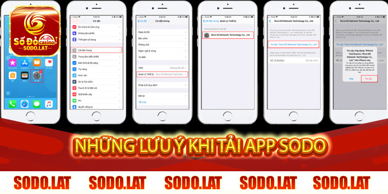 những lưu ý khi tải app sodo